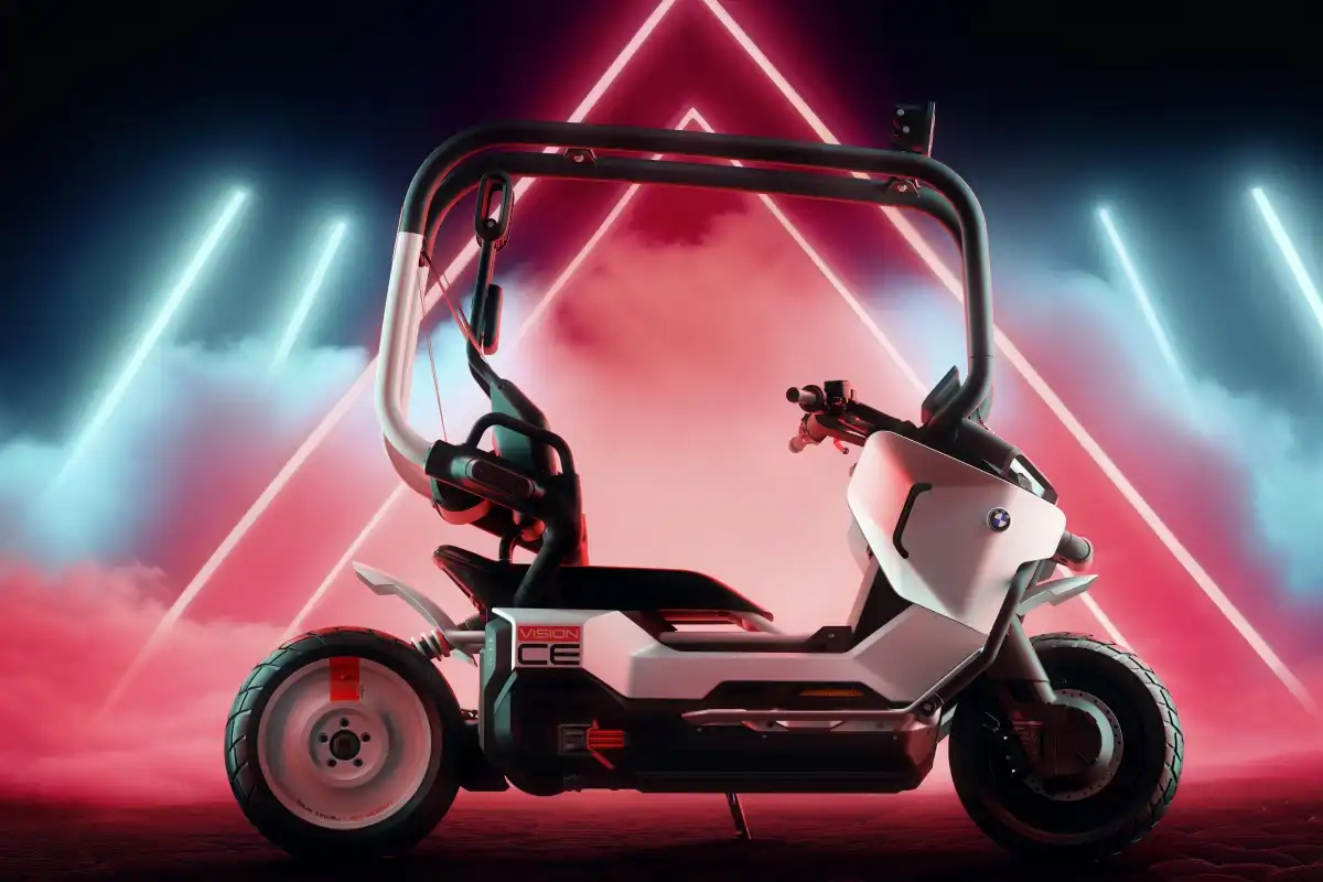 BMW Motorrad Vision CE: O Futuro da Mobilidade Urbana sem Capacete