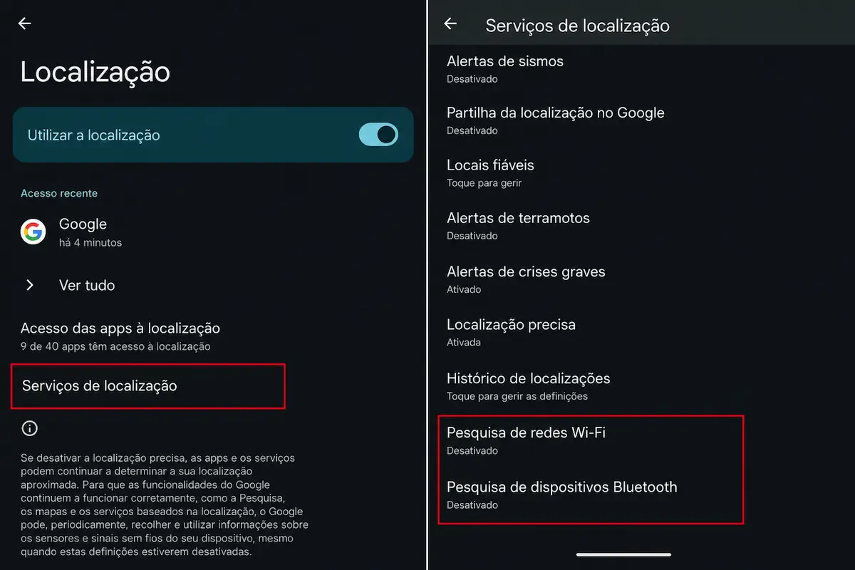5 definições do Android que deve desativar num smartphone novo
